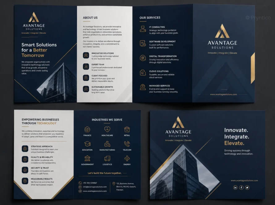 Pyntico Premium Flyer and Brochure Printing