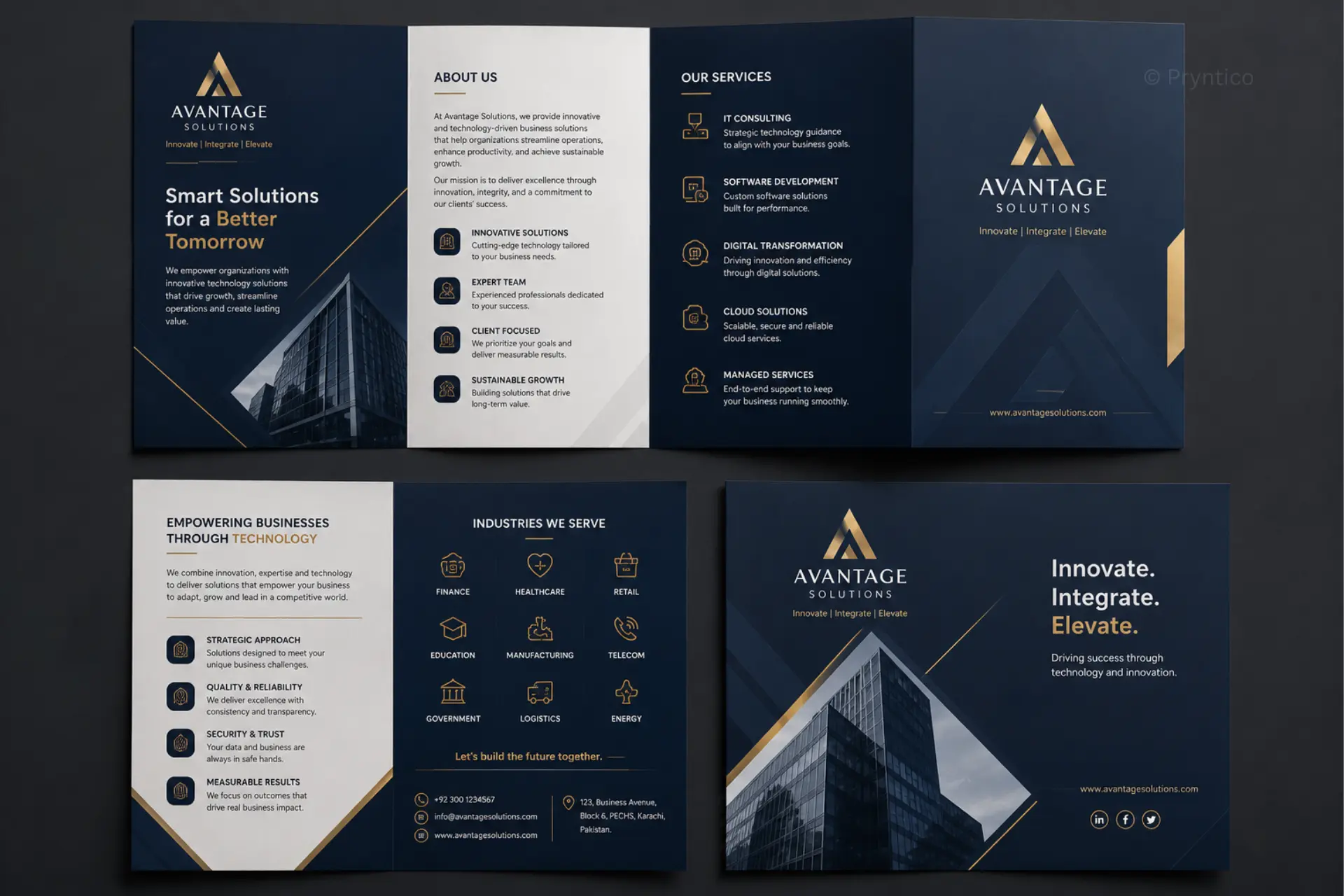 Pyntico Premium Flyer and Brochure Printing