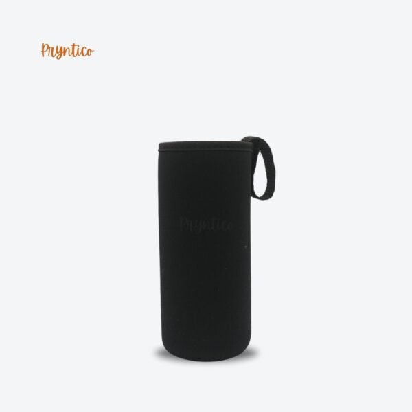 Glass water bottle with steel cap and sleeve cover - Image 3