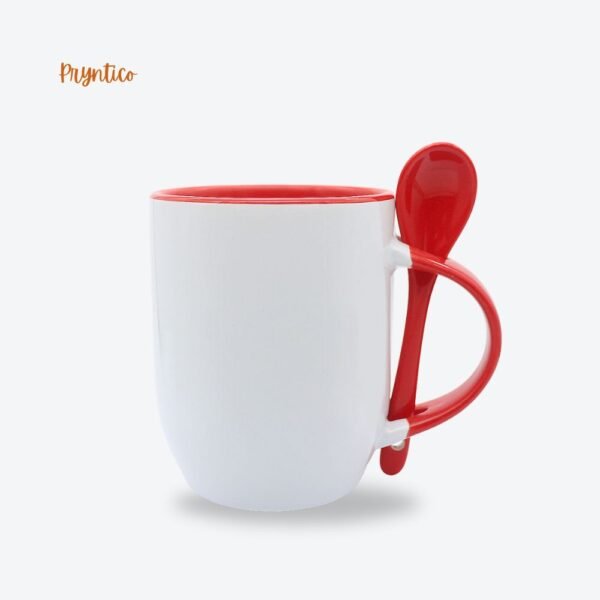Red spoon mug - Pryntico