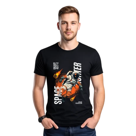 Pryntico Balck T-Shirt Model Design 2
