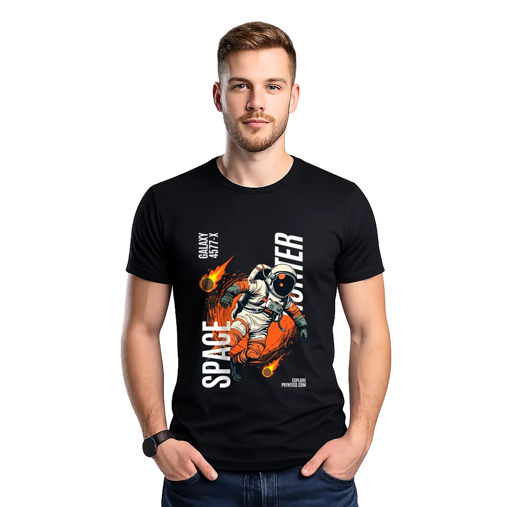 Pryntico Balck T-Shirt Model Design 2