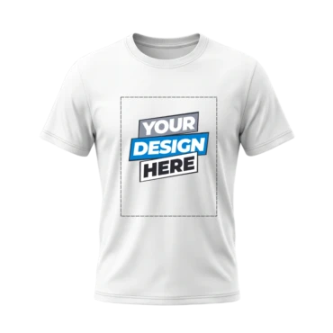 White T-Shirt with Customized Printing